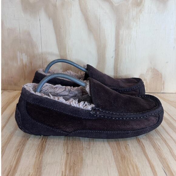 UGG - Ascot Cordury II - Slippers Moccasin - Brown - Men\'s - 11 - S/N 1125932 main image 5